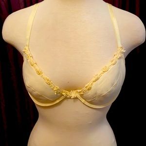 Yellow Victoria’s Secret bra